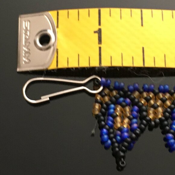 Handcrafted Tribal Beaded Spike Necklace - Picture 8 of 8